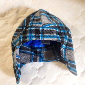 One size plaid Toddler cap-Healthtex